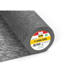 Vilene F220 Medium Interfacing Fusible - Charcoal Vlieseline | More Sewing