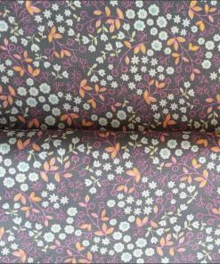 Dressmaking Fabric | Faded Floral Lightweight Canvas | More Sewing
