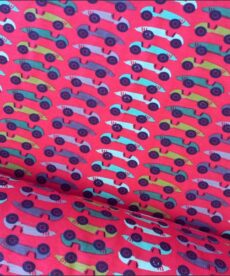 Racing Cars Cotton Blend Jersey | More Sewing.