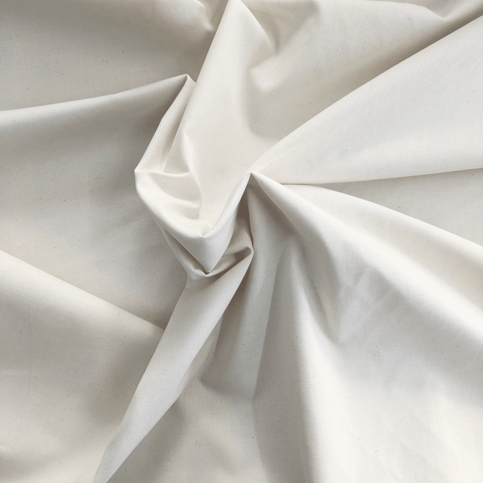 Calico Cotton Fabric Unbleached Pre Shrunk 140cm Wide