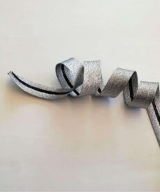 Lame Bias Binding | Dark Silver | More Sewing