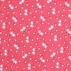 Cotton Fabric, Old Time Floral on Red