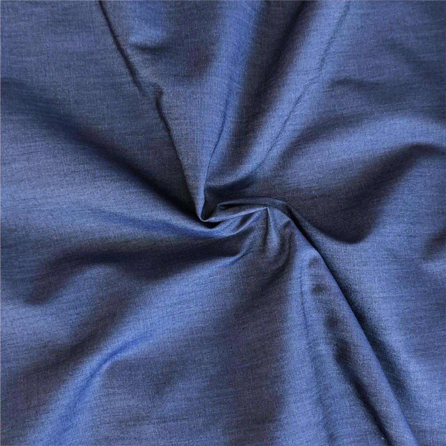 blue combed chambray fabric | More Sewing