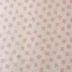 Cotton Fabric | Four Leaf Flowers Coffee and Blue Cotton | More Sewing