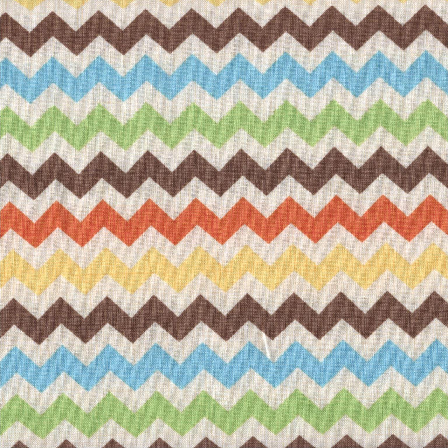 Cotton Fabric | Fiesta Chevron Cotton | More Sewing