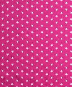 Cotton Fabric - Stars on Fuchsia - 145cm Wide