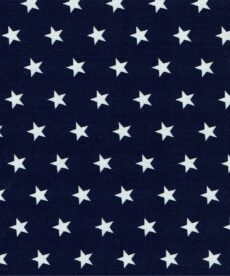 Cotton Fabric | Stars on Navy Blue Cotton | More Sewing