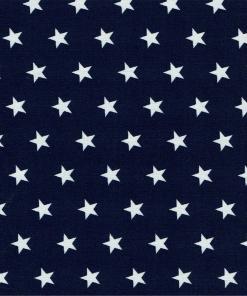 Cotton Fabric | Stars on Navy Blue Cotton | More Sewing