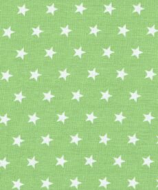 Cotton Fabric | Stars on Green Cotton | More Sewing