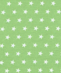 Cotton Fabric | Stars on Green Cotton | More Sewing