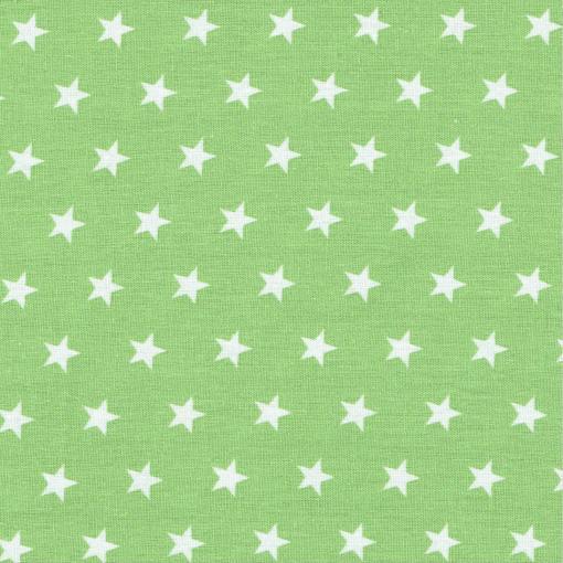 Cotton Fabric | Stars on Green Cotton | More Sewing