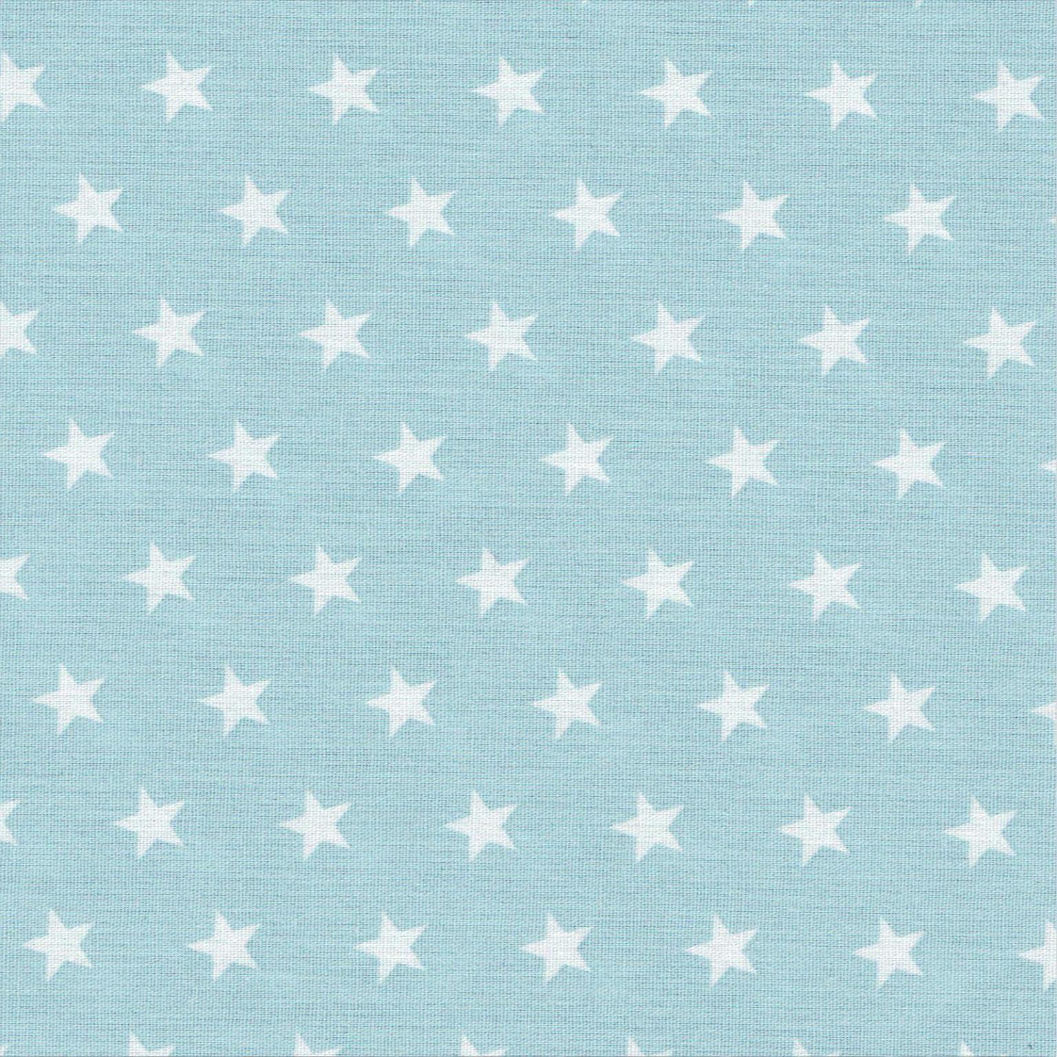 Cotton Fabric | Stars on Pale Blue Cotton | More Sewing