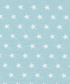 Cotton Fabric | Stars on Pale Blue Cotton | More Sewing