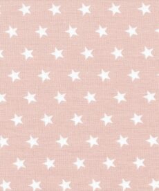 Cotton Fabric | Stars on Pink Cotton | More Sewing
