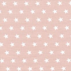 Cotton Fabric | Stars on Pink Cotton | More Sewing