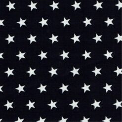 Cotton Fabric | Stars on Black Cotton | More Sewing