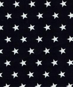 Cotton Fabric | Stars on Black Cotton | More Sewing
