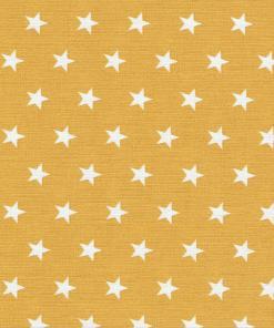 Cotton Fabric | Stars on Yellow Cotton | More Sewing