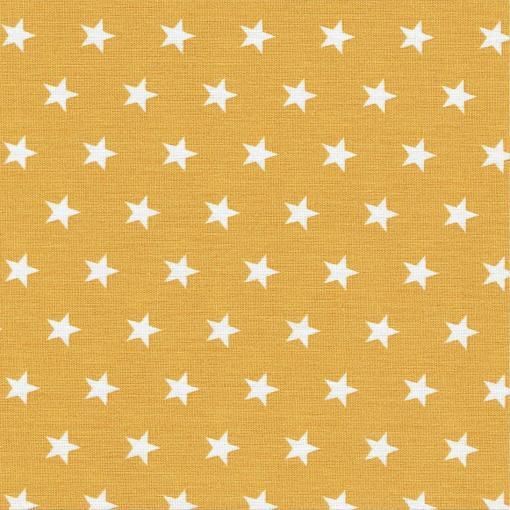 Cotton Fabric | Stars on Yellow Cotton | More Sewing