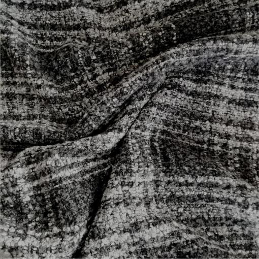 Coating Fabric | Grey Check Boucle | More Sewing