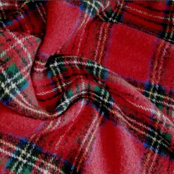 Coating Fabric | Red Tartan Plaid | More Sewing