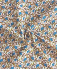Blue Jacket Rabbit Cotton | Dressmaking Fabric | More Sewing