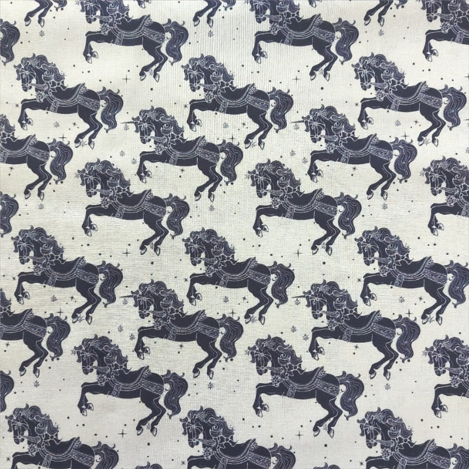 Merry Go Round Horses Cotton | Cotton fabric | More Sewing