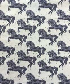 Merry Go Round Horses Cotton | Cotton fabric | More Sewing