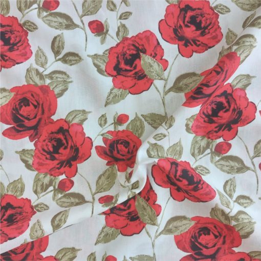 Dress Fabric | Fifties Rose Cotton | More Sewing