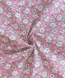 Tiny Floral on Pink Cotton | Cotton Fabric | More Sewing