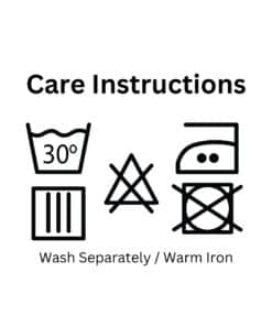 Denim fabric care instructions
