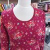 jersey long sleeve t-shirt pattern neck