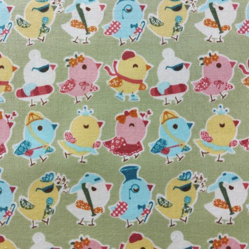 Posh Birds | Cotton Fabric | More Sewing