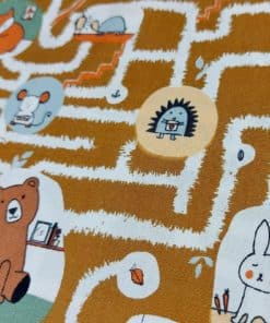 Animals Underground Cotton Fabric | More Sewing