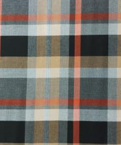 Camel & Grey Tartan Check Fabric | More Sewing