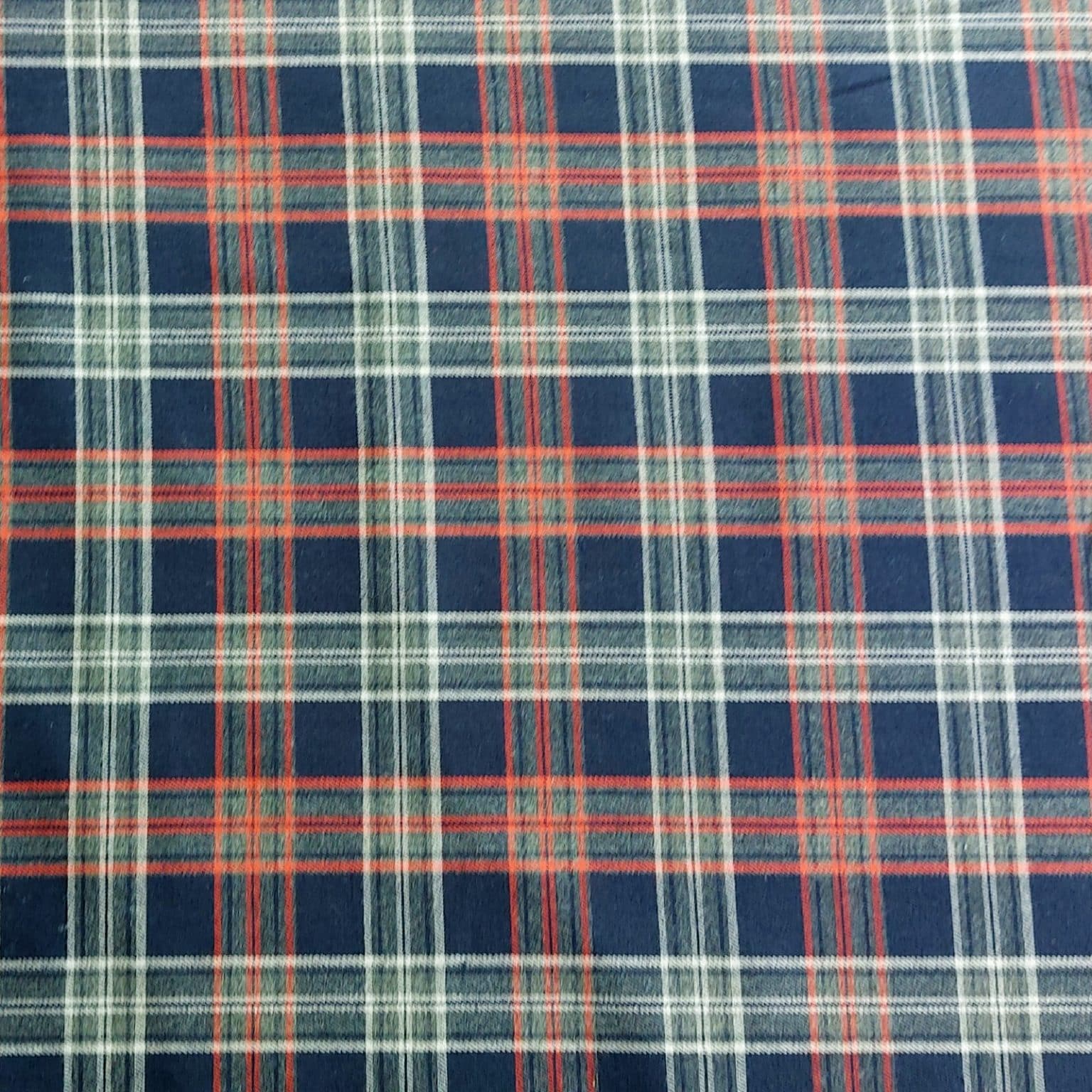 Dark Tartan Check Fabric | More Sewing