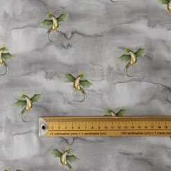 dragon cotton dressmaking fabric