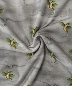 dragon cotton dress fabric