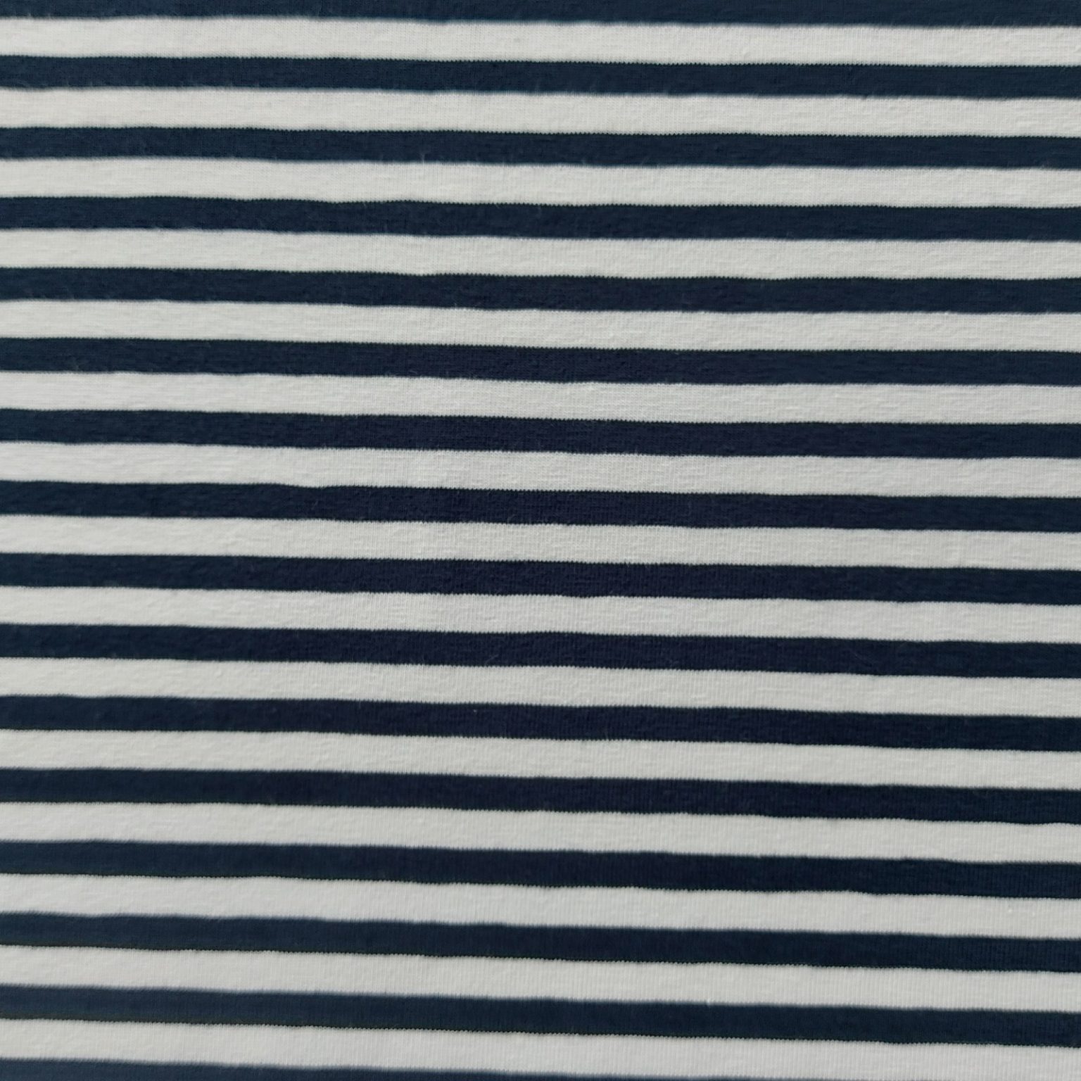 Yarn Dyed Blue Fabric | Navy Stripe Jersey | More Sewing