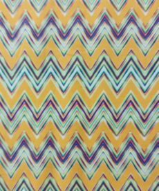 Bright Zig Zag Cotton Cotton Fabric |More Sewing