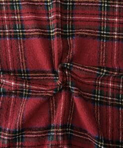 Tartan Fabric - Red Check - 145cm Wide 3