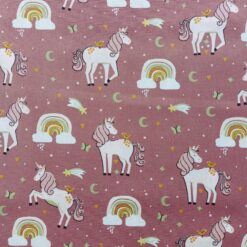 Rainbows and Unicorns Cotton Jersey | More Sewing