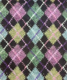 Digital Print Cotton Argyll Stretch Fabric | More Sewing