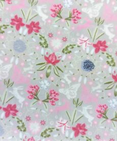 bunny pattern pima cotton dress fabric