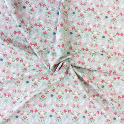 Rabbits & Butterflies Pima Cotton Lawn Fabric at More Sewing