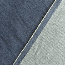 dark blue denim cotton fabric for dressmaking