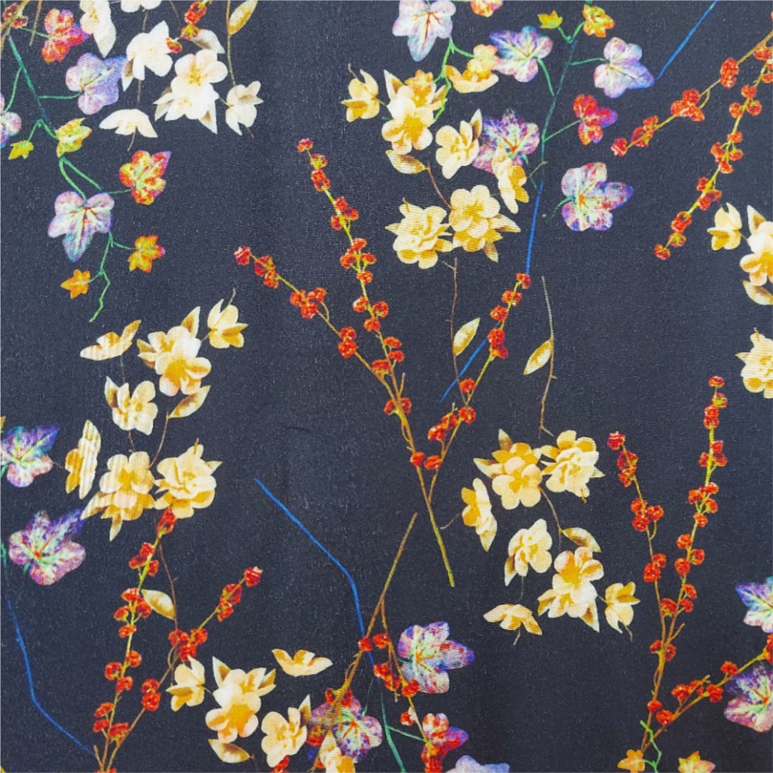 Soft Digtial Print Floral Pattern Viscose Fabric at More Sewing