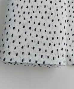 Italian dots on ecru cotton jersey | More Sewing
