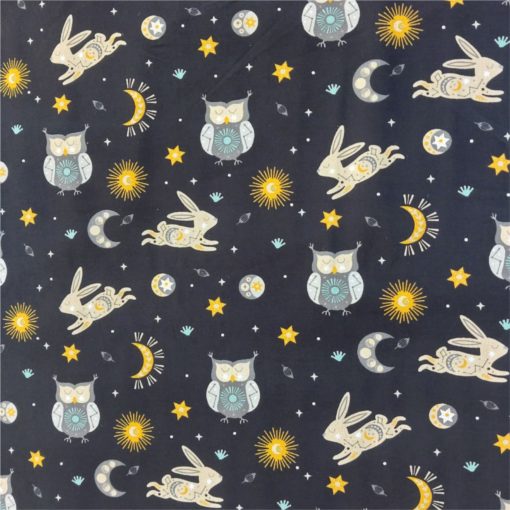 Dreamy Owl Cotton Poplin at More Sewing