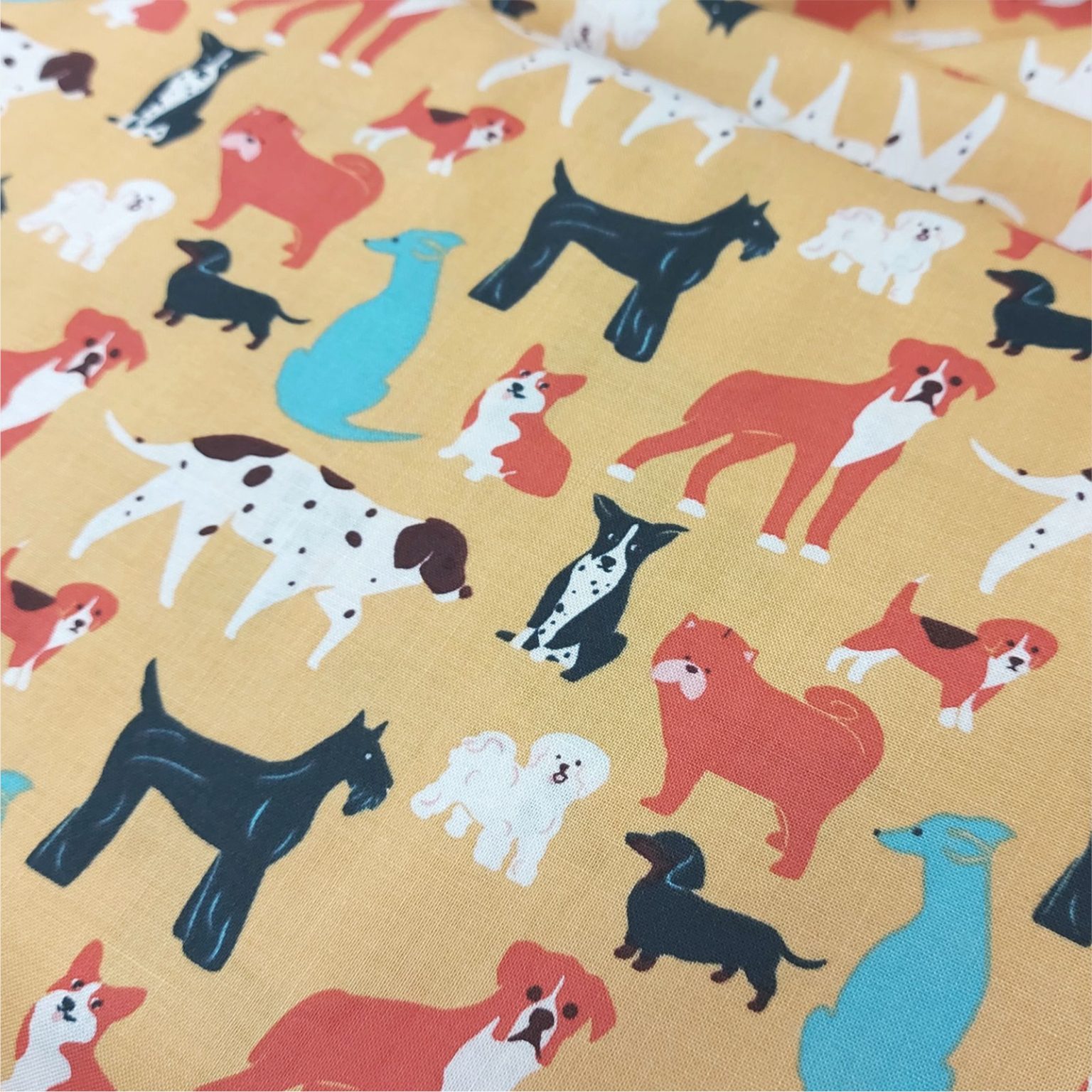 Dogs Cotton Fabric at More Sewing